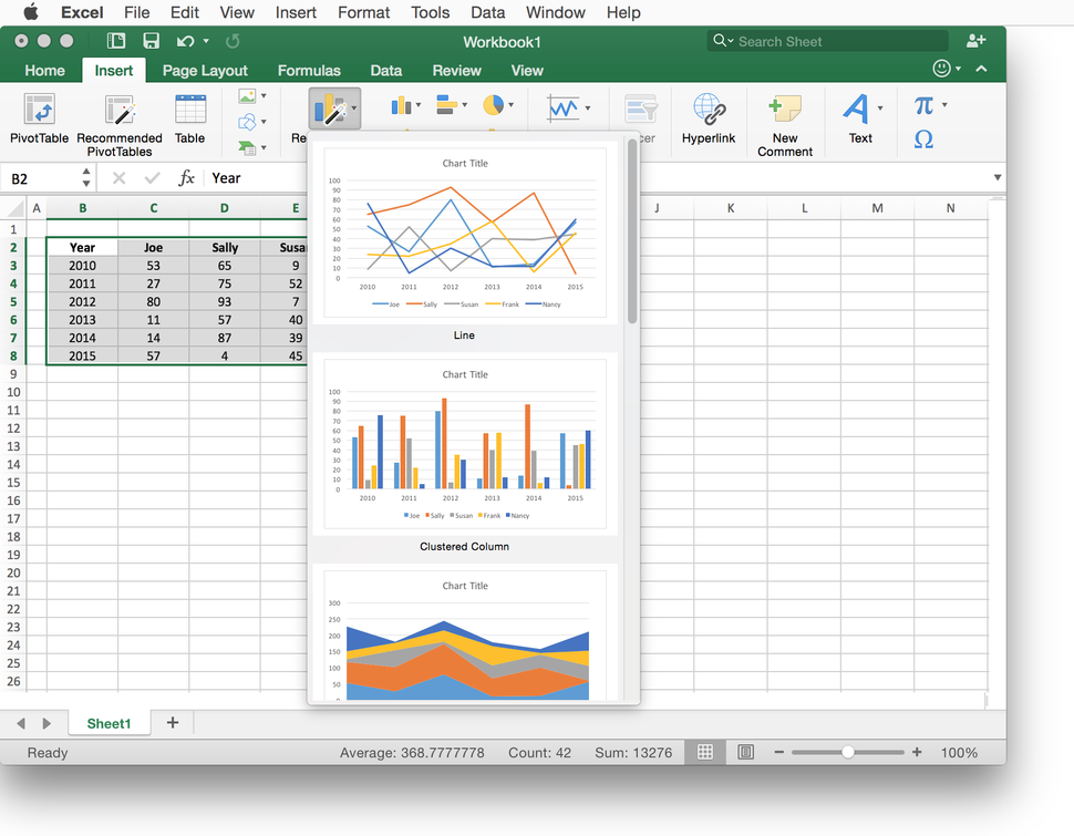 Clear quick analysis in excel